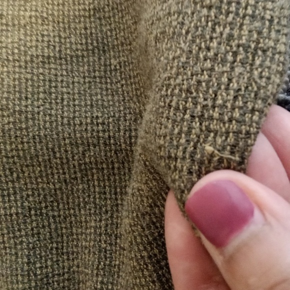 CP Shades Green Crew Neck Sweater Relaxed Fit Pullover Womens Medium Oversized - Picture 7 of 10